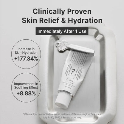 Dr.Althea 345 Relief Cream | PDRN & Hyaluronic Acid for Hydration, Blemish Care | Post-Acne Face Moisturizer with Centella & Niacinamide | Korean Vegan Skincare, 1.69 Fl Oz (Ver.2 - Pack of 2)